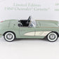 1960 Chevy Corvette Green White Convertible Limited Danbury Mint 1:24 2505