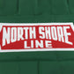 North Shore Line NSL Green Red Train Flag 2x3 USA