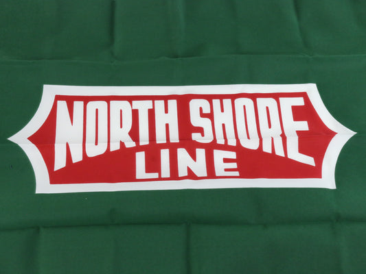 North Shore Line NSL Green Red Train Flag 2x3 USA