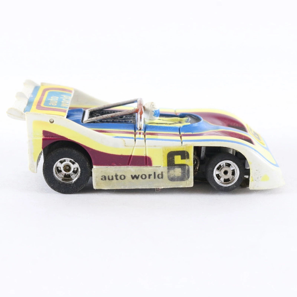 Aurora AFX Porsche 510K Auto World #6 Racing Ultra 5 HO Slot Car SLOTLESS