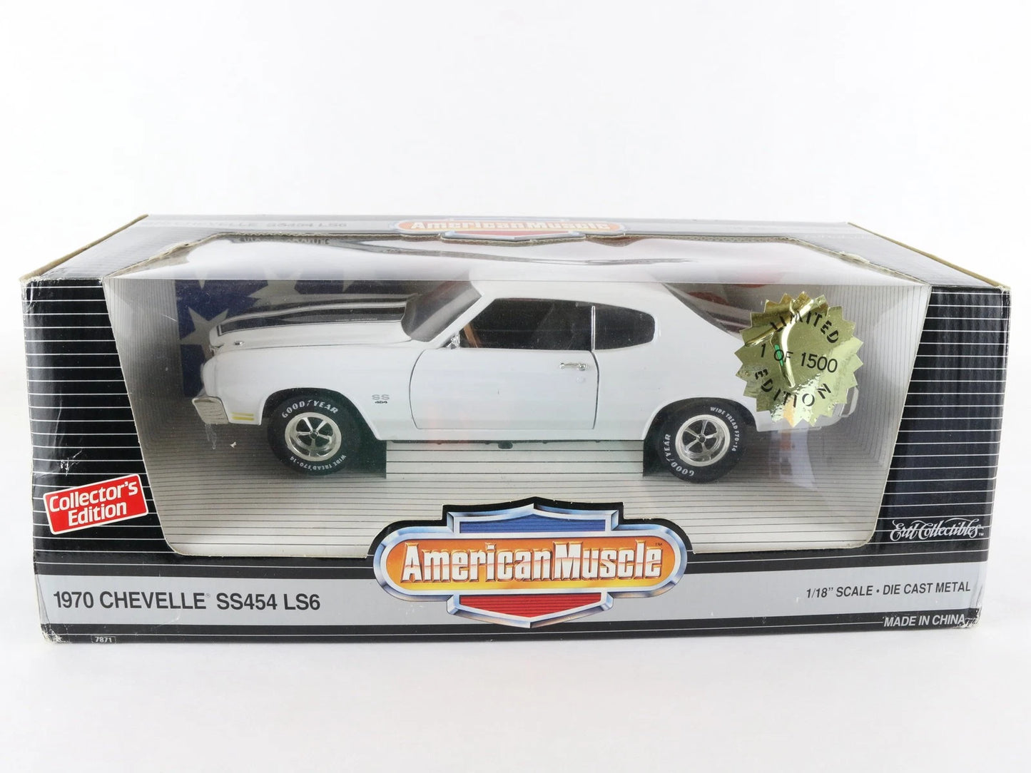 ERTL American Muscle 1:18 1970 Chevelle SS 454 LS6 White LE 1 Of 1500 7871