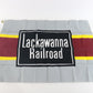 Lackawanna Railroad Gray Black & Maroon Fabric Train Flag 2' By 3' USA