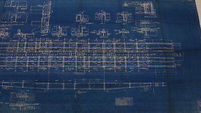 New York Central NYC Underframe Dining Car Blueprint Z-39381 1929 72"