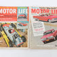 Lot Of 6 Motor Life Vintage Car Magazines Jan Feb Mar Apr 1961 35c