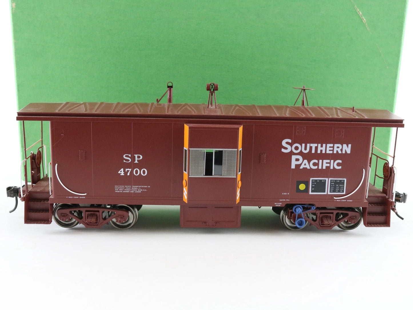 Overland O Scale Southern Pacific Sp 4700 C50-9 Bay Window Caboose Brass Train