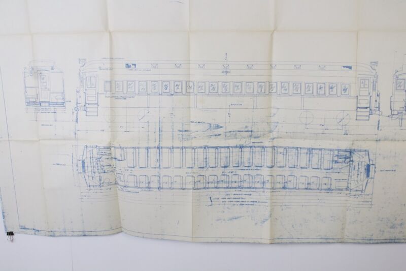 Pittsburgh 59��� Motor Car General Arrangement 192? 121950 Vintage Blueprint 60���