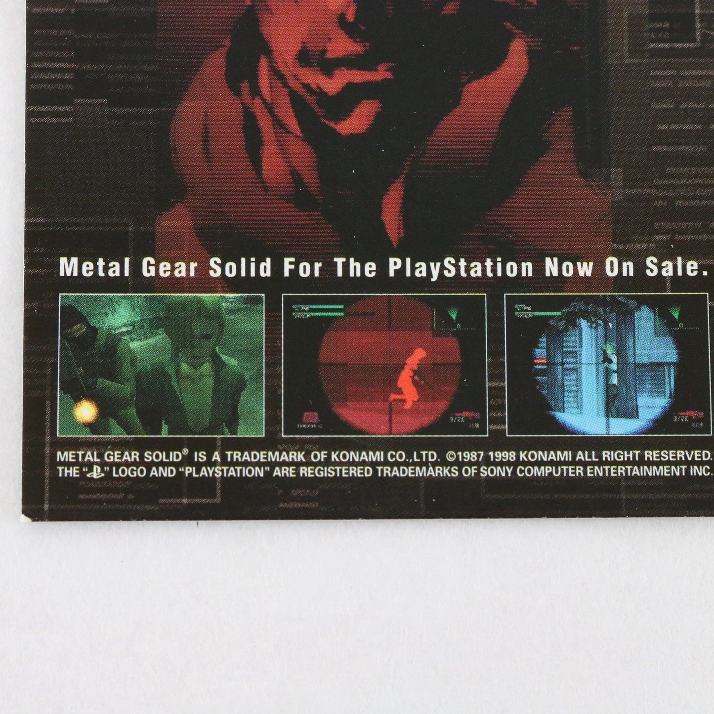 Metal Gear Solid Trading Card Sniper Wolf Checklist Konami Playstation