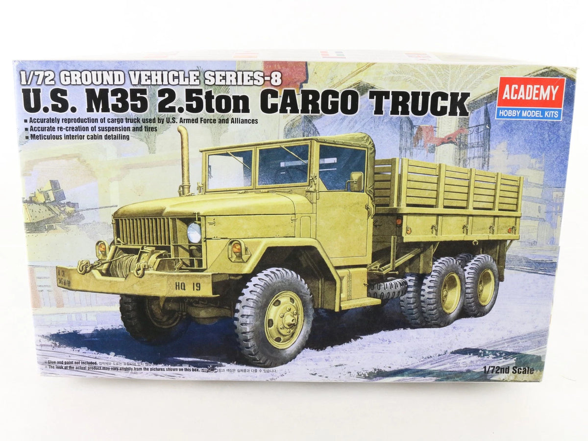 M35 2.5 Ton Cargo Truck Reo Ground Vehicle 8 Academy 1:72 13410 10000 Kit