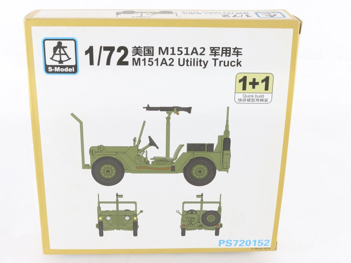 M151A2 Utility Truck Am General S-Model 1:72 PS720152 Military Kit