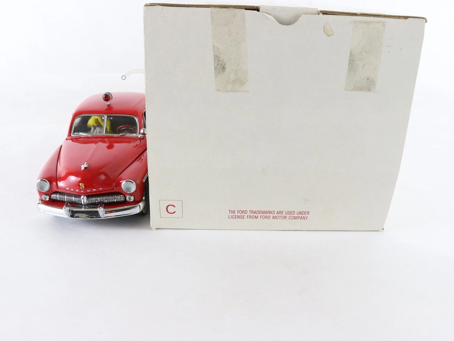 1949 Mercury Fire Chiefs Car Red Danbury Mint 1:24 Diecast Model