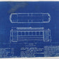 Milwaukee Electric Plan & Elevation Cars 21-28 30-32 29 Blueprint 1922 9.75"