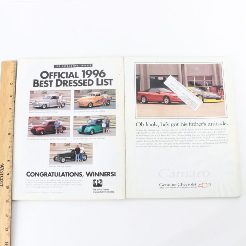 Lot Of 4 Street Scene NSRA Rodding News Jan Oct Nov Dec 1996 Car Magazines