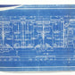 Pullman Passenger Sleeping Car Plan Train Blueprint 4022A 68-B-92 43"