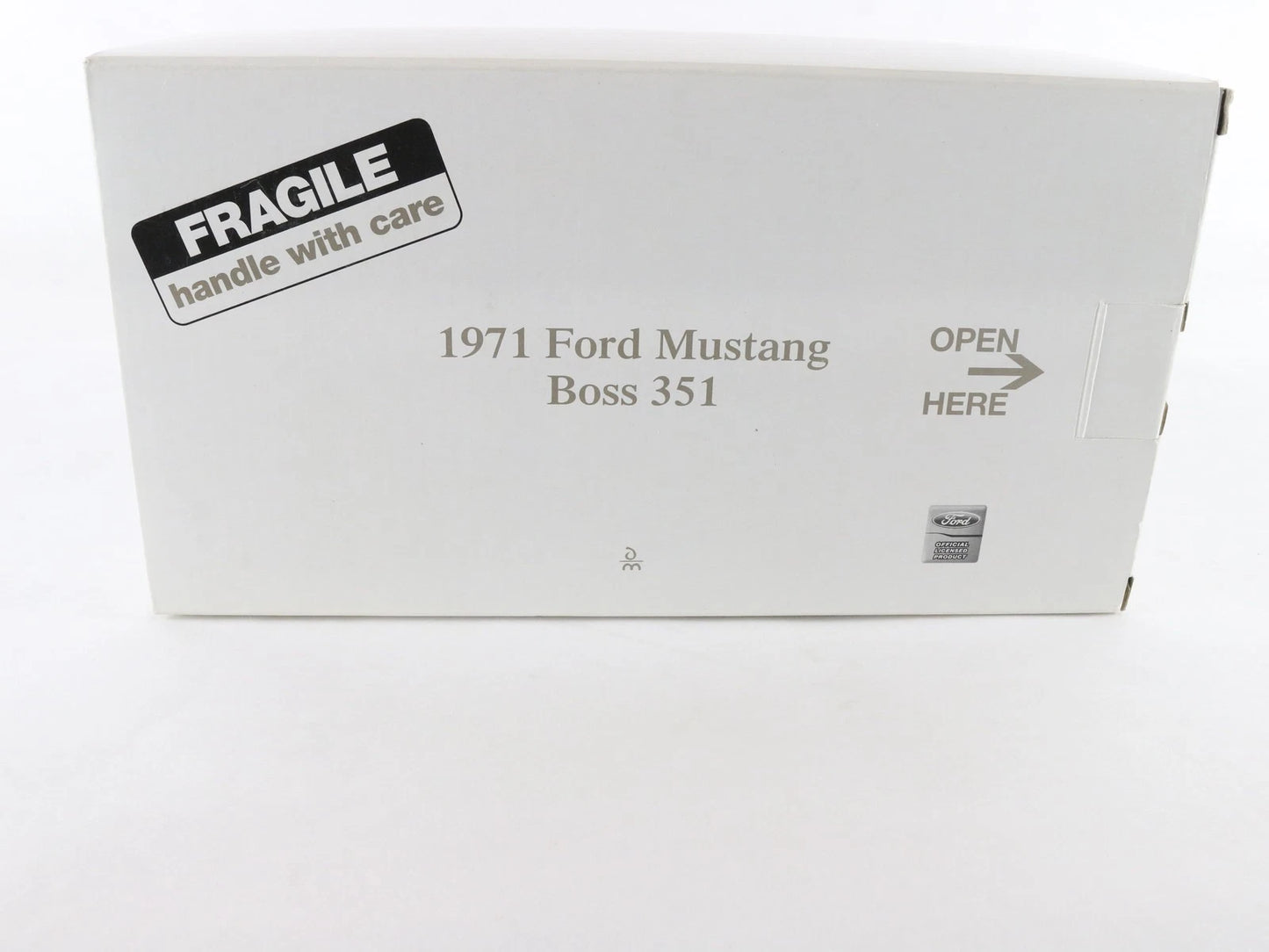 1971 Ford Mustang Boss 351 Fastback Metallic Pewter Danbury Mint 1:24 Diecast