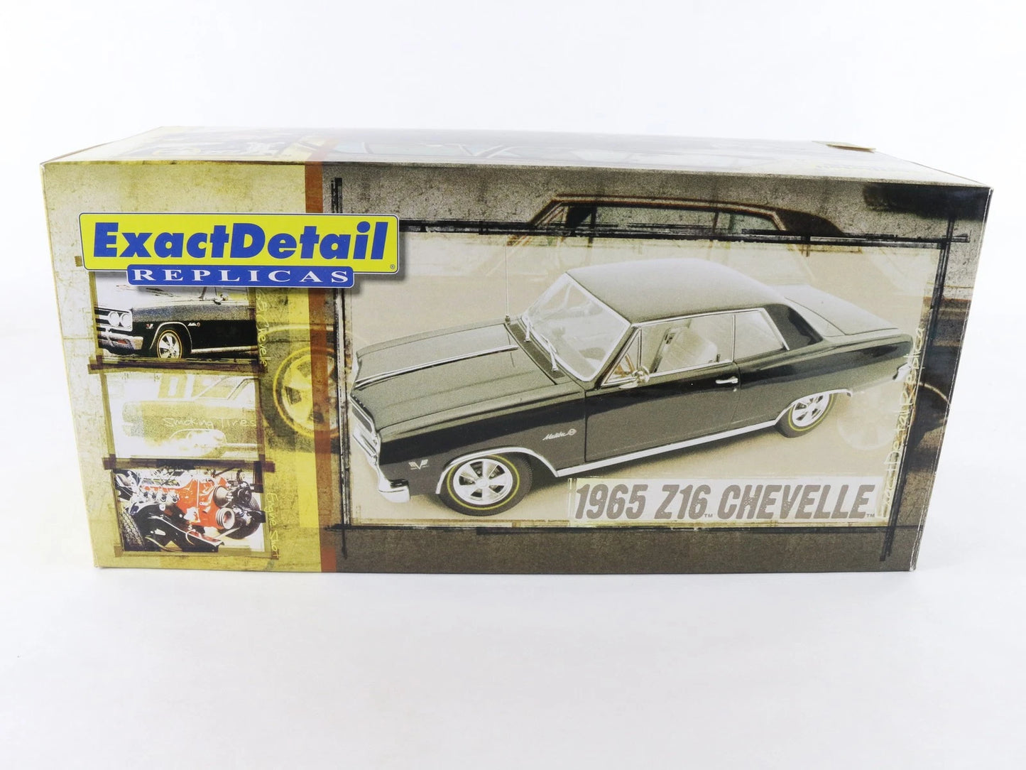 1965 Chevy Chevelle Z16 Black Exact Detail 1:18 Diecast 743/1220 WCC505a LN +Box