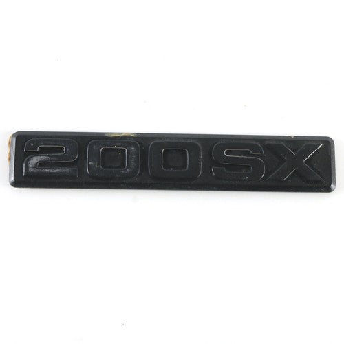  1979-80s Datsun 200sx Plastic Fender Nameplate Emblem Badge 4.75"