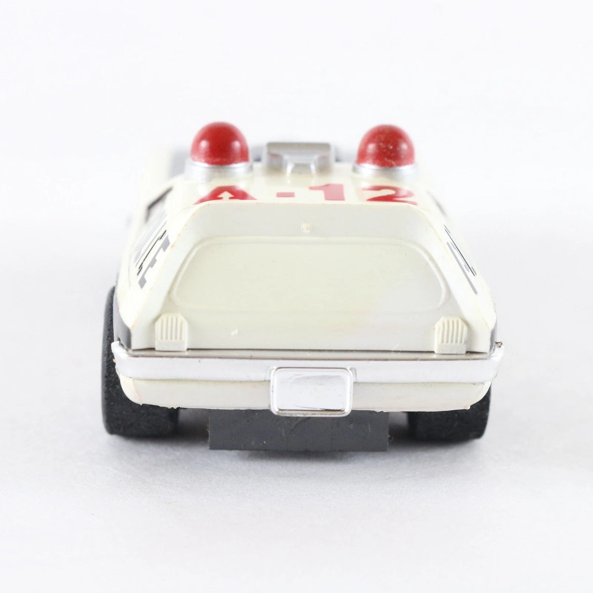 Aurora AFX Chevy Vega A12 Police Black White Slotless HO Slot Car
