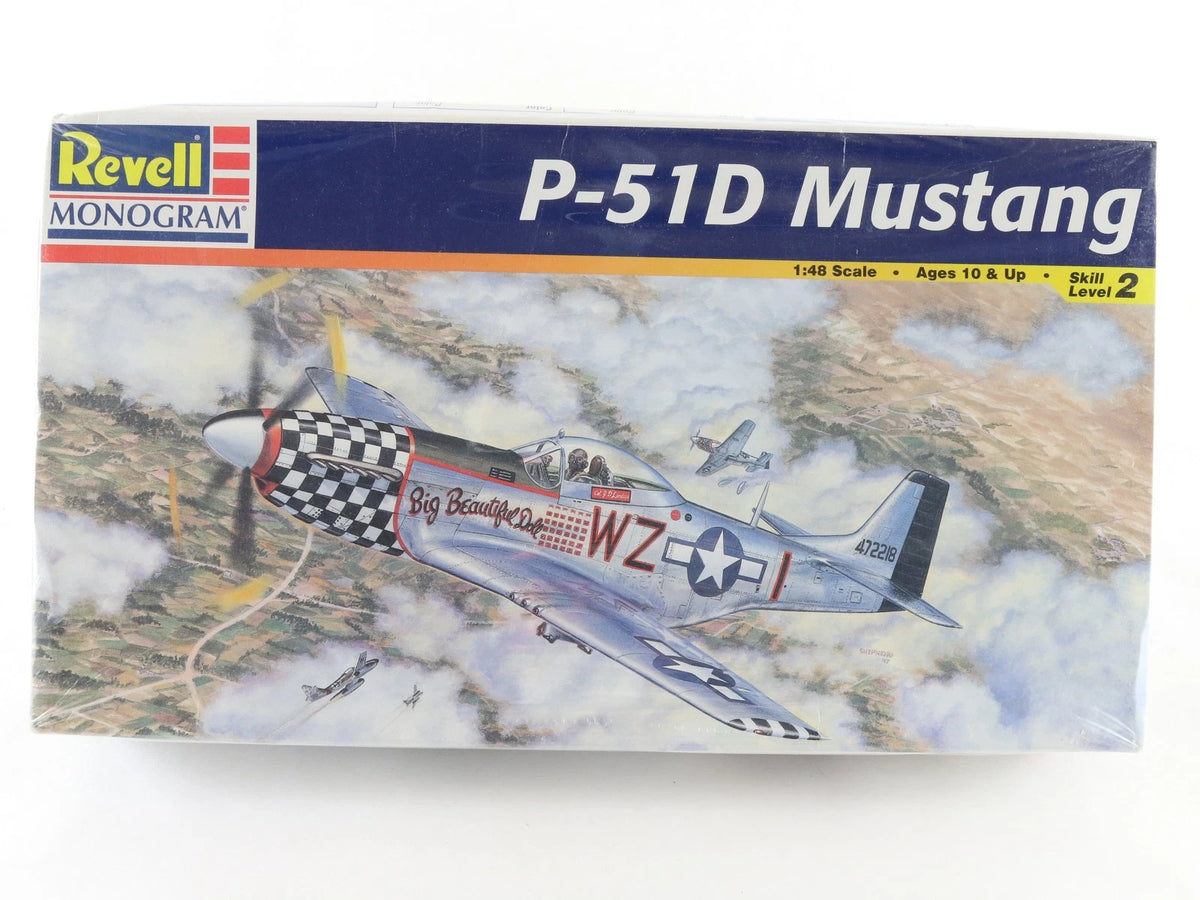P-51D Mustang North American Revell Monogram 1:48 85-5241 Sealed Fighter Plane