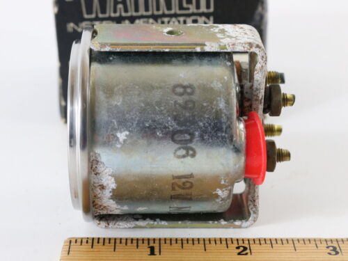 Stewart Warner Vintage Rat Rod Water Temperature Gauge 82306 12v