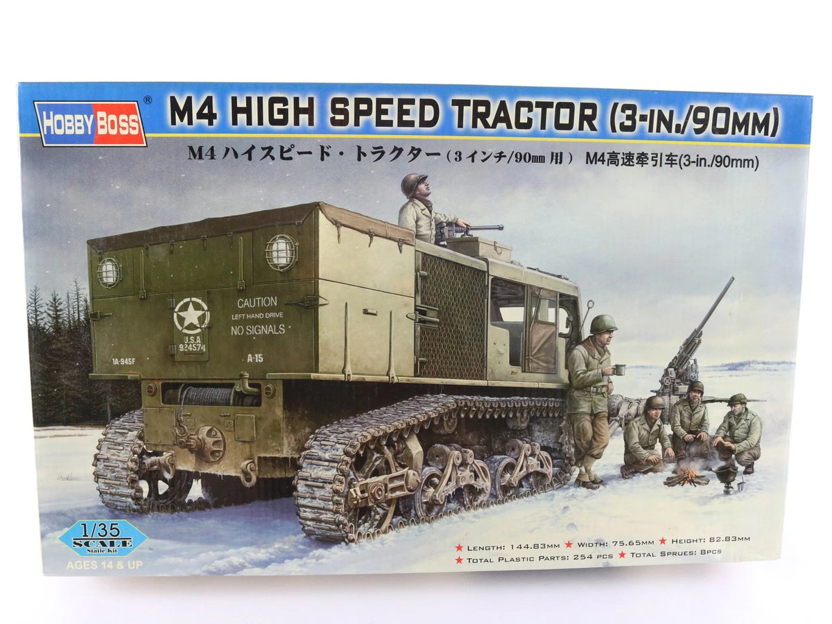 M4 High Speed Artillery Tractor Hobbyboss 1:35 82407 Painted Military Kit