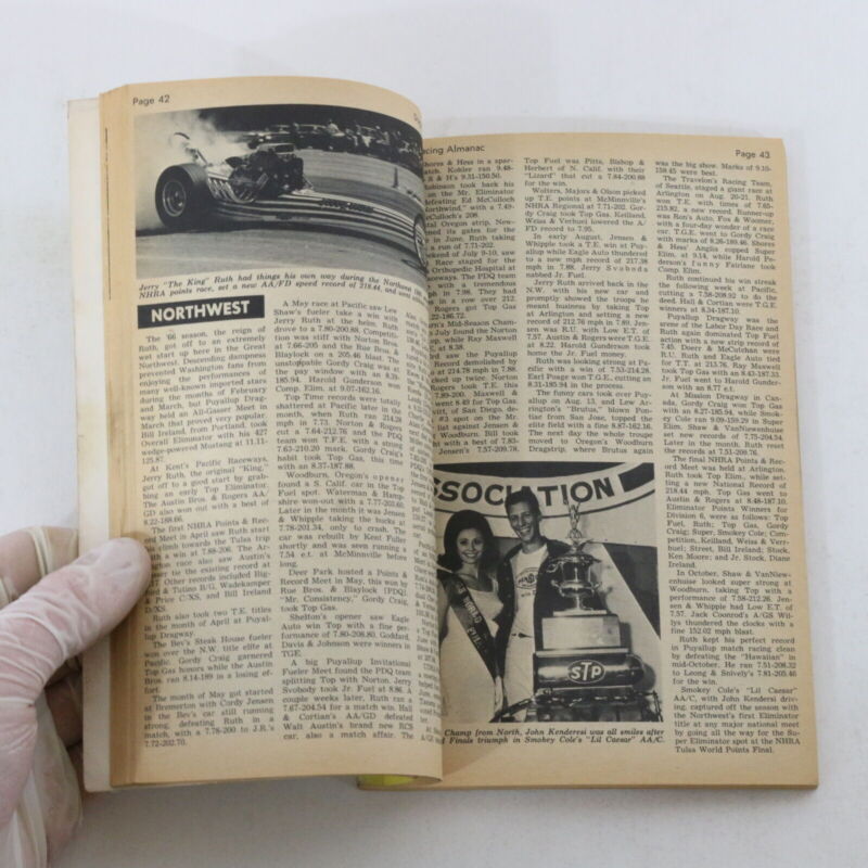 1967 Drag Racing Alamanac Highlights & Photos Mike Doherty DODGE MAVERICK