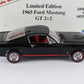 1965 Ford Mustang GT 2+2 Black Danbury Mint 1:24 Diecast Model 818/1965