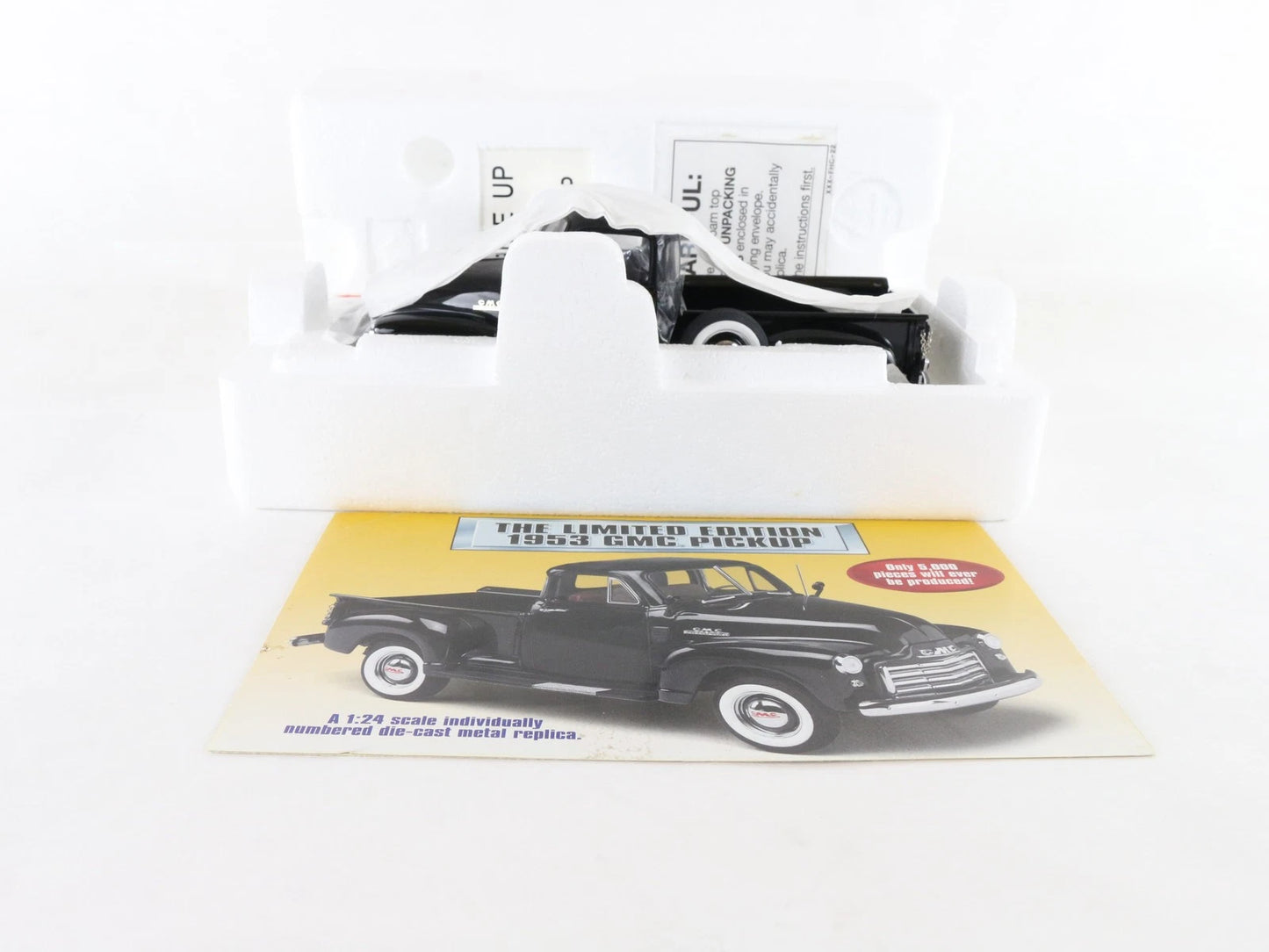 1953 Chevy GMC Pickup Truck Black Limited Danbury Mint 1:24 Diecast 3653/5000