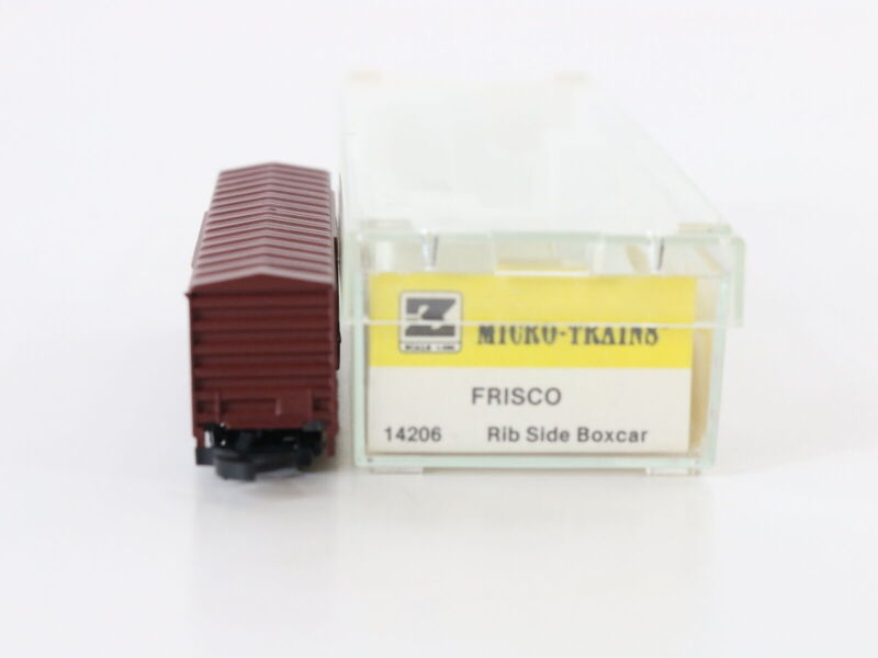 Frisco SLSF 42473 Single Door Rib Side Boxcar Micro Trains Z 14206