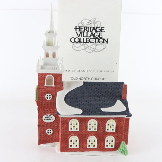Dept 56 New England Heritage Village Old North Church Christmas 5932-3