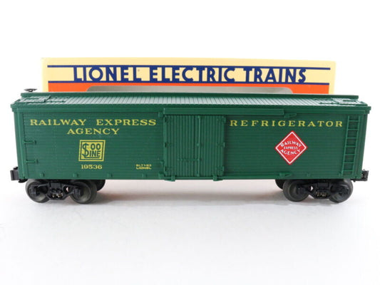 Railway Express Agency Soo 19536 Refrigerator Reefer Car Lionel O 6-19536