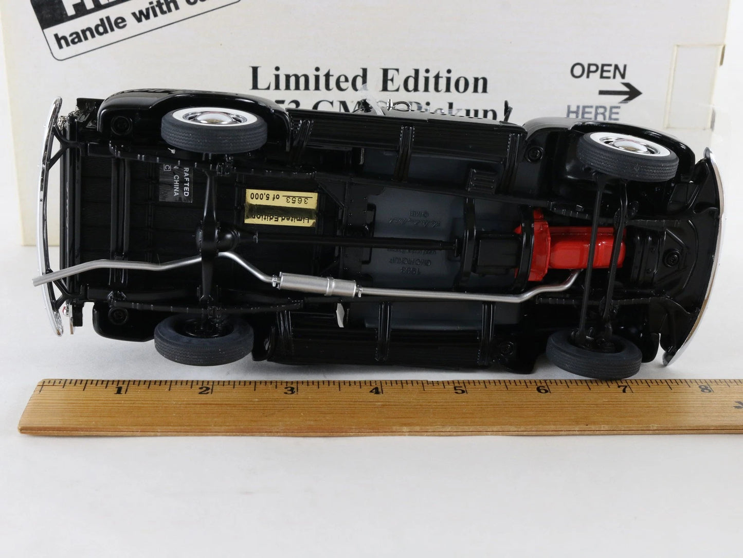 1953 Chevy GMC Pickup Truck Black Limited Danbury Mint 1:24 Diecast 3653/5000