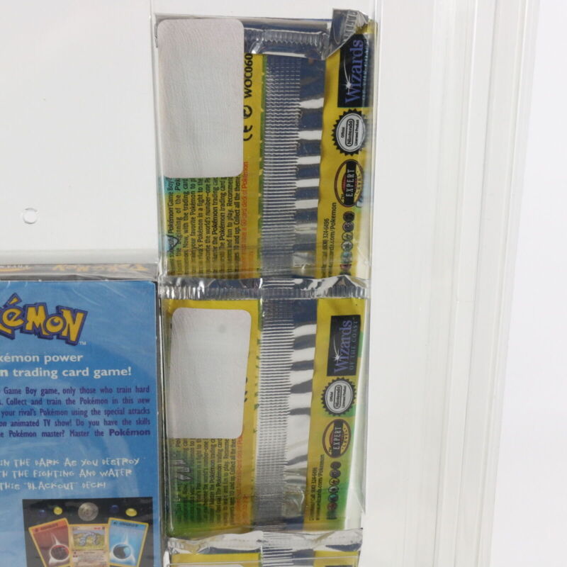 Pokemon Blackout Deck + Unlimited Boosters Sealed 4 Pack Costco TCG in 1999 Era