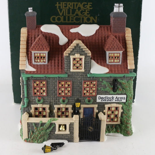 Dept 56 Dickens Village Dedlock Arms 3rd Ed 1994 Christmas Building
