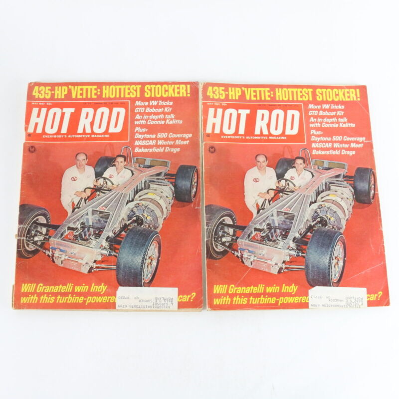 Lot Of 4 Hot Rod 435-hp 'vette Stocker May 1967 Vintage Car Magazines