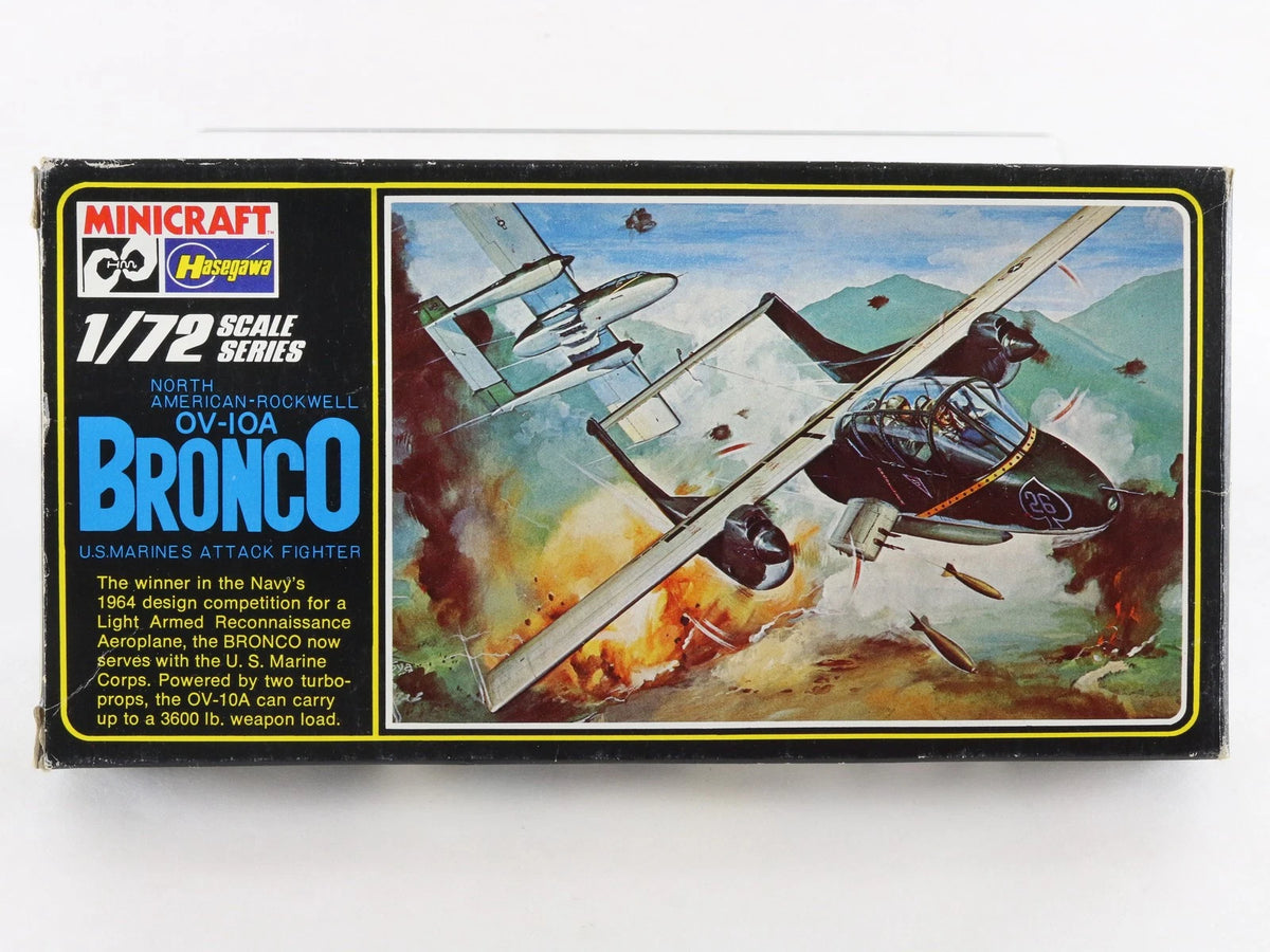 OV-10A Bronco USMC North American Rockwell Hasegawa 1:72 Attack Plane 022 Kit