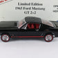 1965 Ford Mustang GT 2+2 Black Danbury Mint 1:24 Diecast Model 818/1965