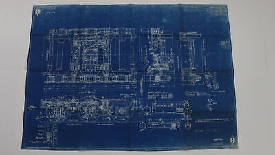 Santa Fe tender truck blueprint 1936