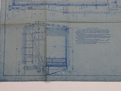 Pennsylvania PRR Freight Car General Arrangement Blueprint C-65591 1920 34.5"