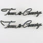 Lot Of 2 1970s Town & Country Chrysler Nameplate Emblem Badges 1960s-70s