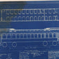 Milwaukee Electric Plan & Elevation Cars 1121-1125 Trolley Blueprint 1922 11.25"