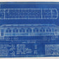 Milwaukee Electric Plan & Elevation Northern Coaches 1107-10 Blueprint 1929 11"