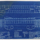 Milwaukee Electric Plan & Elevation 500-509 591-599 Trolley Blueprint 1927 9.75"