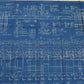 New York Central NYC Side Frame Dining Car Blueprint Z-39377 Jan 30 1929 69"