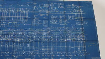 New York Central NYC Side Frame Dining Car Blueprint Z-39377 Jan 30 1929 69"