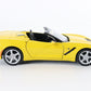 2014 Chevy Corvette Stingray Yellow Maisto 1:24 Model Car