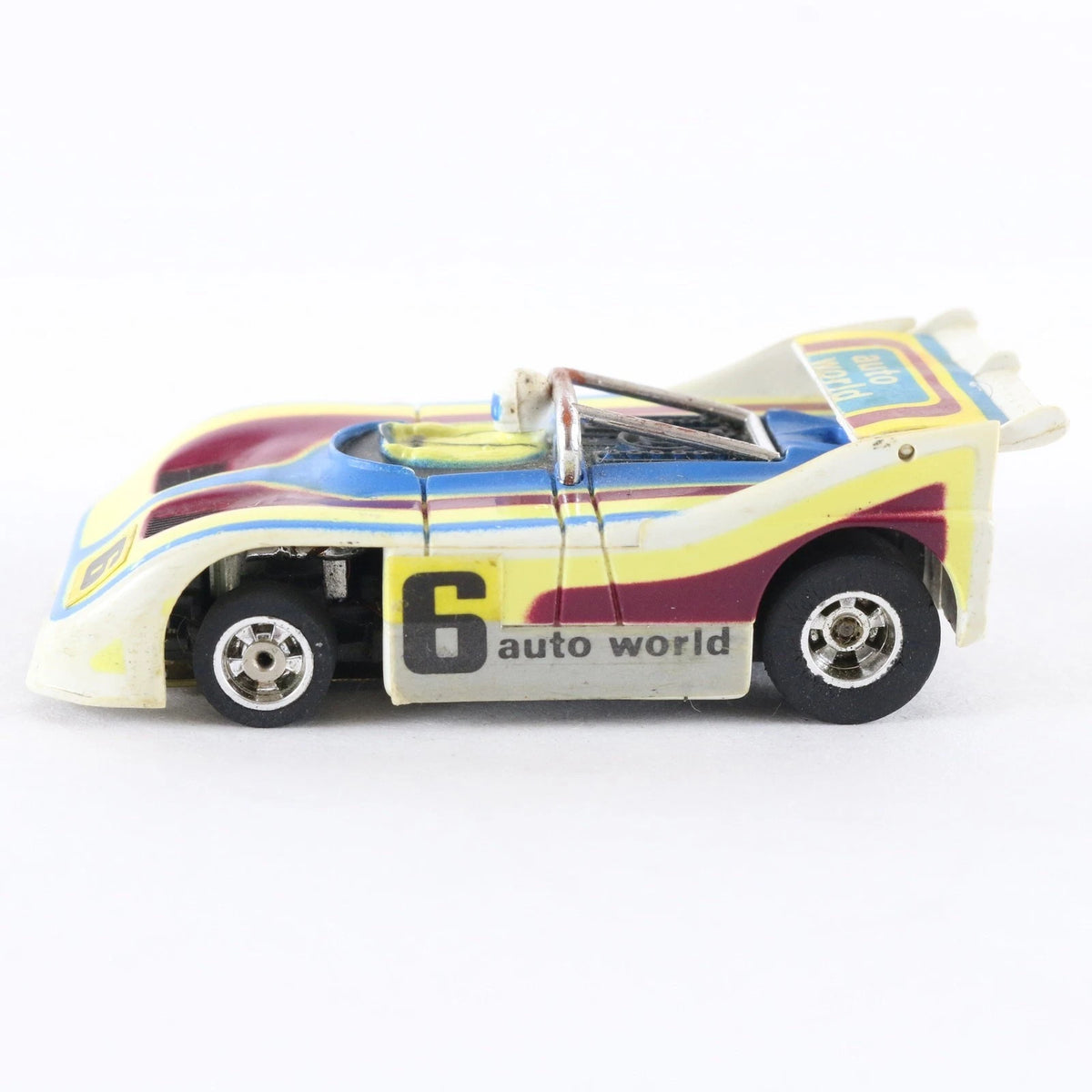 Aurora AFX Porsche 510K Auto World #6 Racing Ultra 5 HO Slot Car SLOTLESS