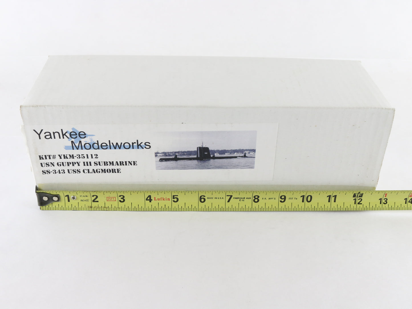 Clagmore SS-343 Guppy III Submarine Yankee Modelworks 1:350 YKM-35112 Resin Kit