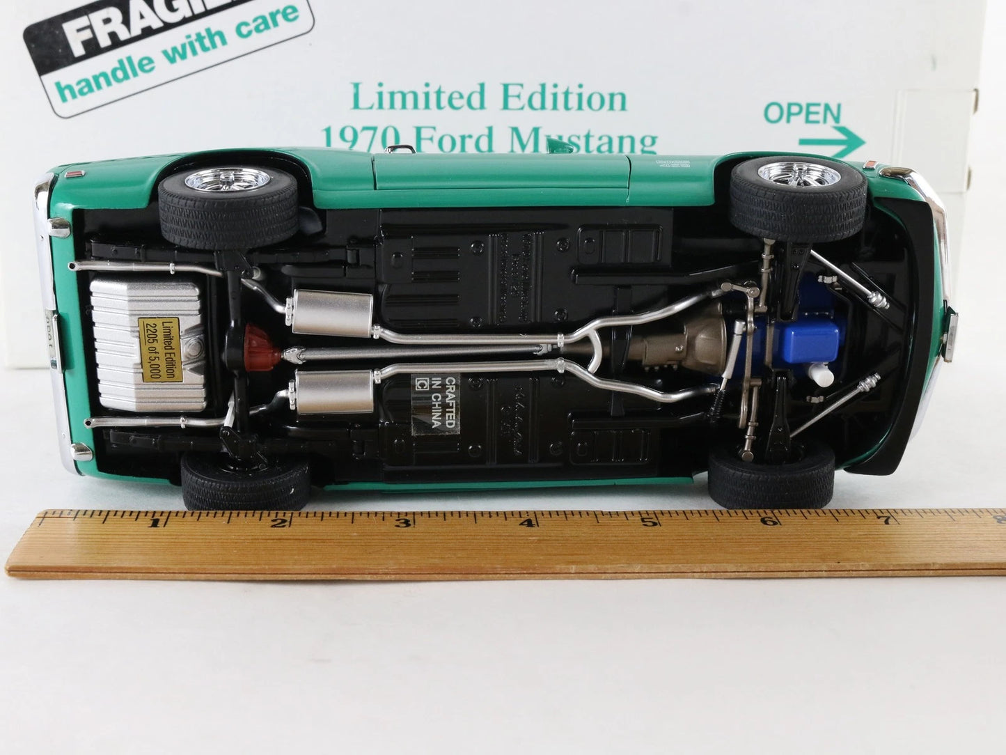 1970 Ford Mustang Fastback Grabber Green 2205/5000 Danbury 1:24 Diecast Model