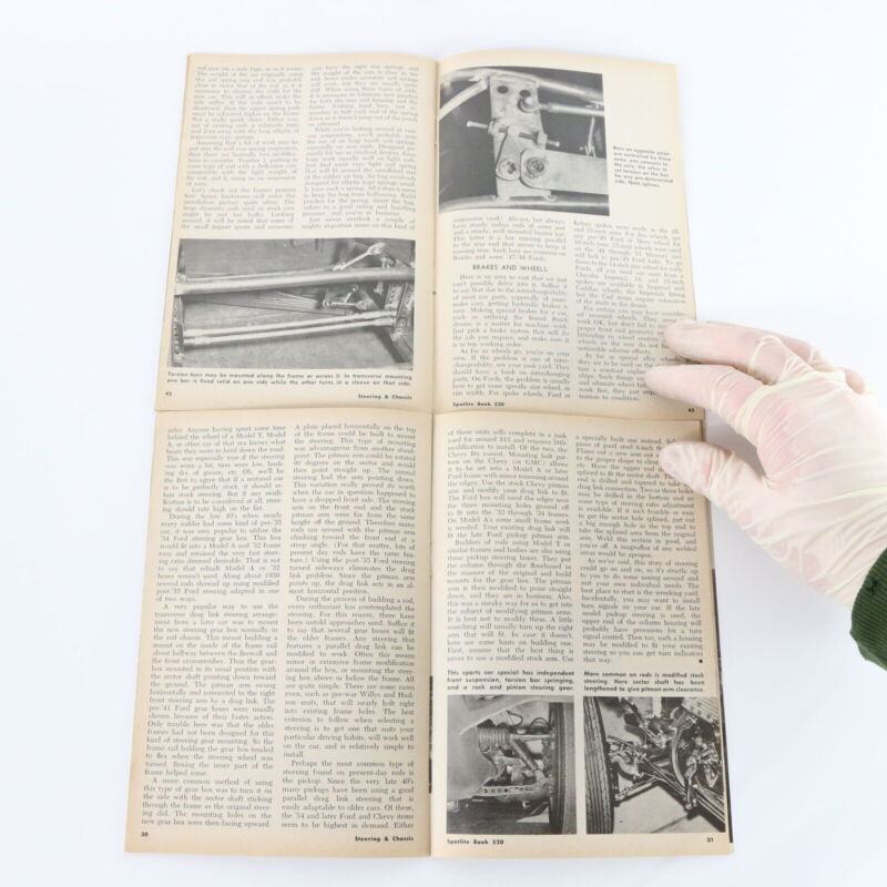 Lot Of 4 Steering & Chassis Spotlite Books 520 Hot Rod Magazines 1962