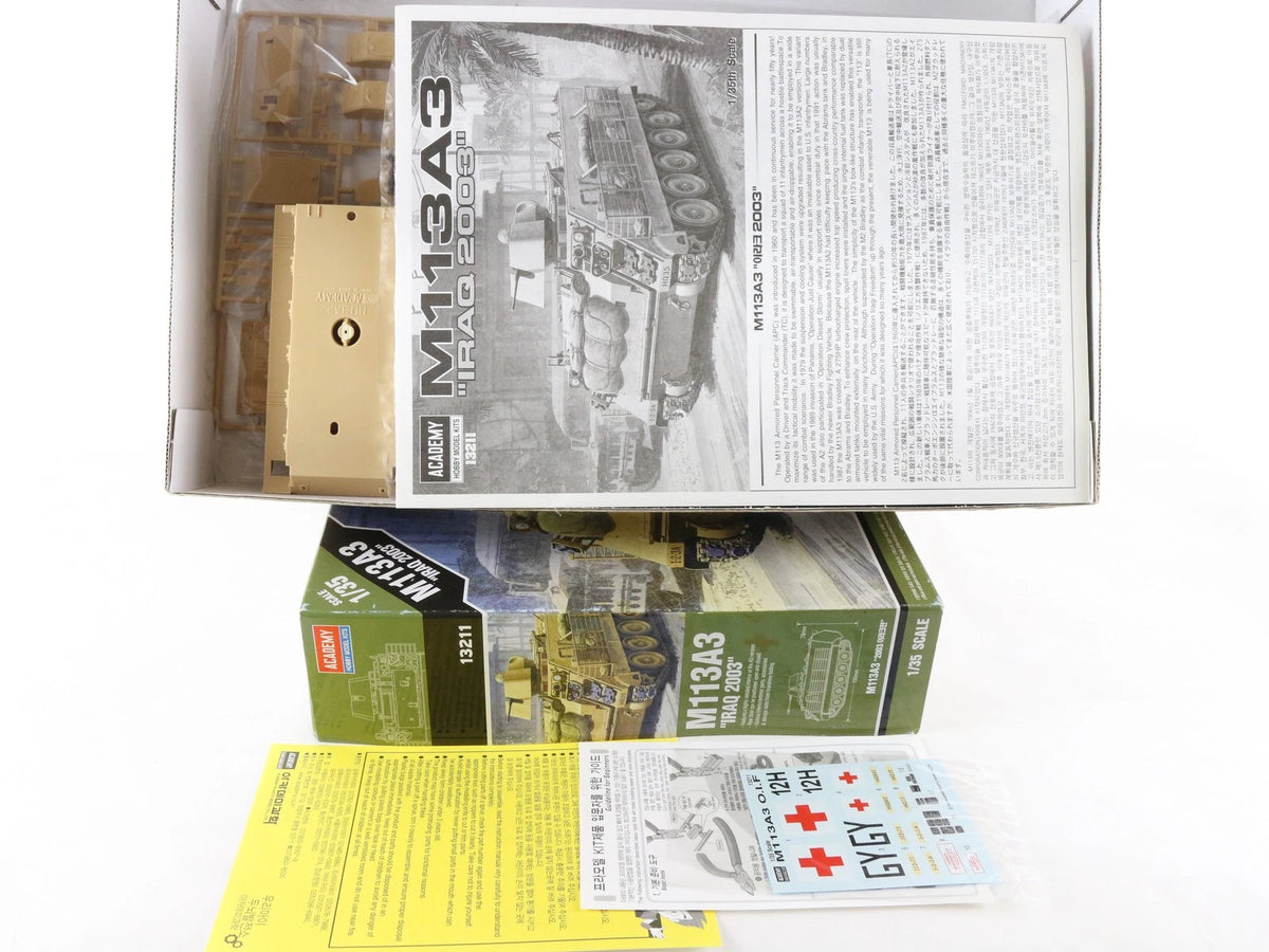 M113A3 Armored Troop Carrier Iraq 2003 FMC Academy 1:35 13211 Military Kit